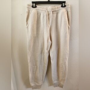 Vince. Women's Cozy‎ Joggers Sweatpants In Oyster Size Medium